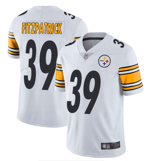 Men Pittsburgh Steelers #39 Fitzpatrick White Nike Vapor Untouchable Limited NFL Jerseys